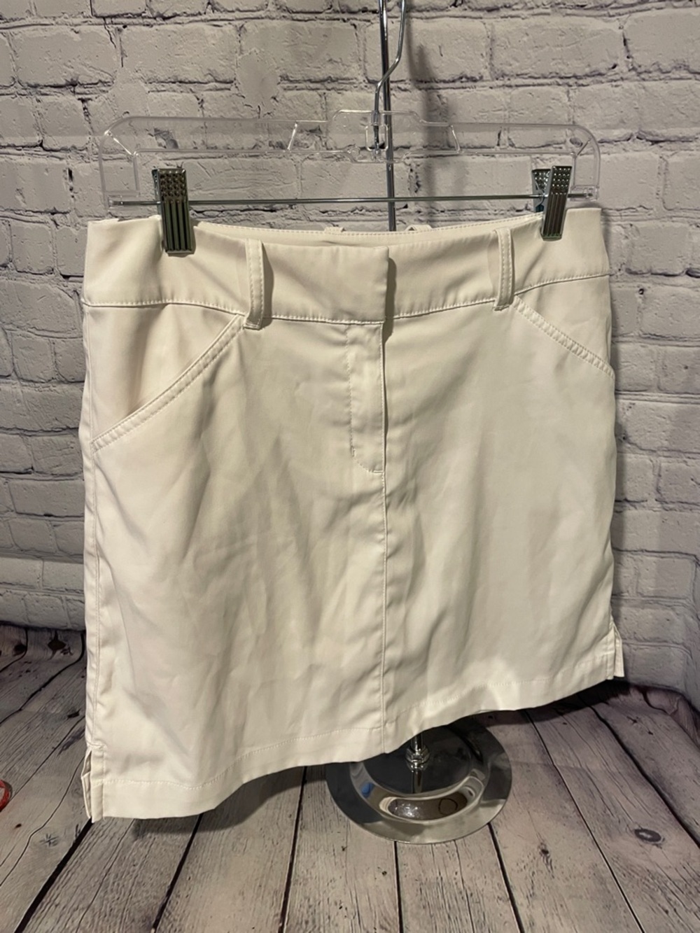 Callaway White Mini Skort with Front Pockets Sz6